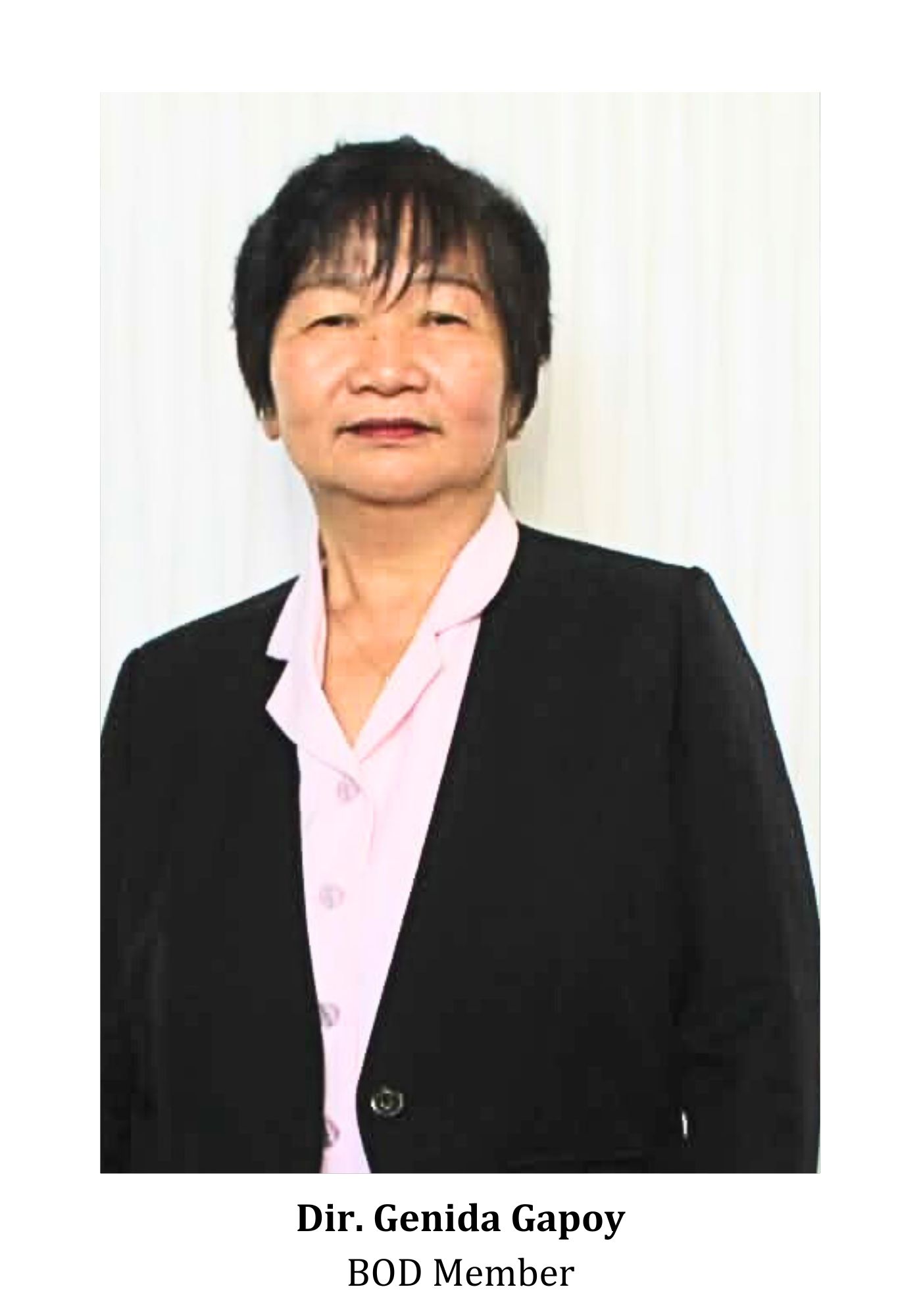 Dir. Genida P. Gapoy